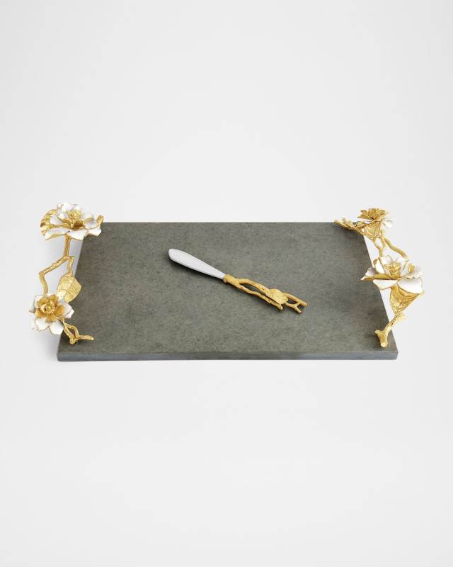 Gardenia Cheeseboard with Knife